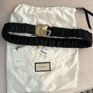 Gucci Belt, gucci double G belt, black gucci belt style Nappa